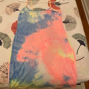 Tie Dye Body Con Dress
